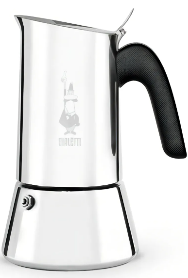 Cafeteira Italiana Bialetti Indução Inox Vênus 4 Xícaras