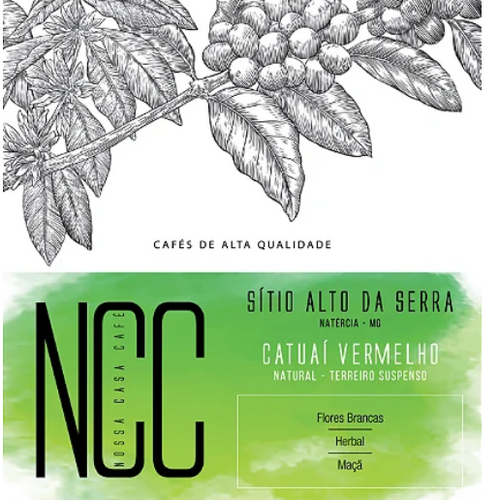 CATUAÍ VERMELHO - SÍTIO ALTO DA SERRA / NATÉRCIA / MG