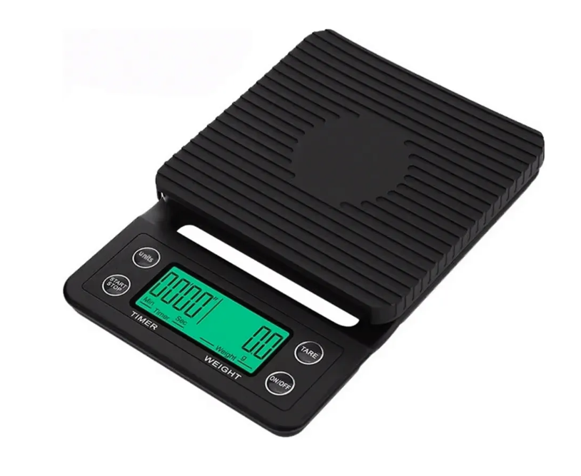 Balança digital com cronômetro