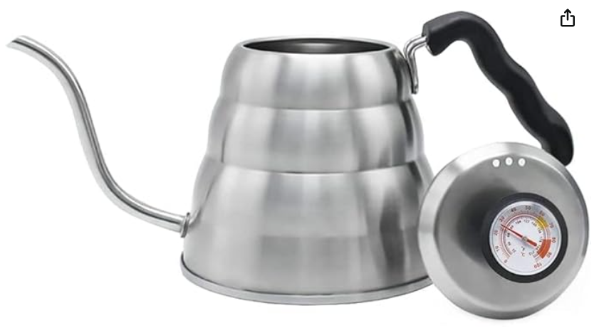 Chaleira Hario inox com termômetro 1,2L