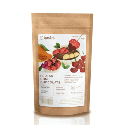 Microlote Frutas com Chocolate